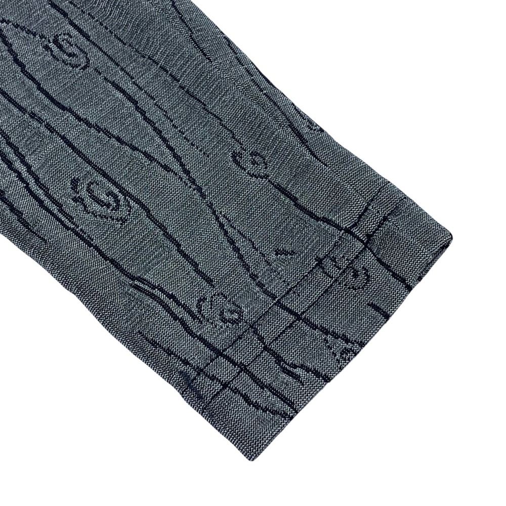 Rabbit Rabbit Rabbit Designs Long Sleeve Button Down Dress/Tunic Gray Abstract 6 - Picture 3 of 9
